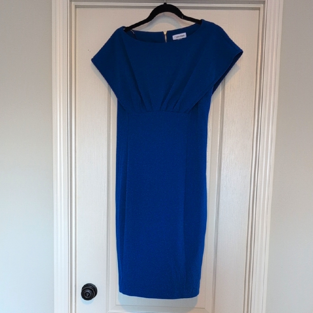 Elegant Blue Women's Dress
